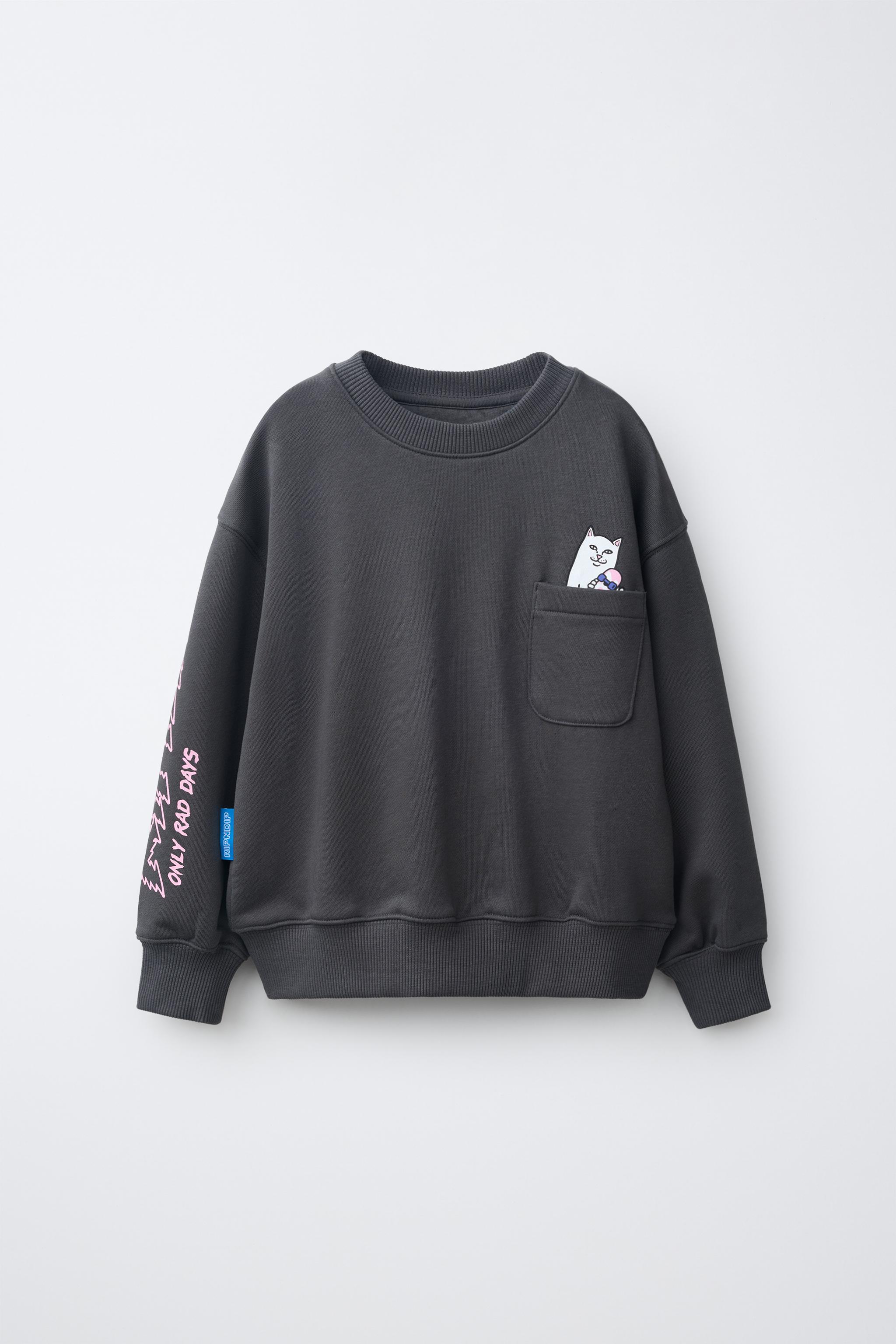 SWEAT À IMPRIMÉ LOGO RIPNDIP © X ZARA KIDS